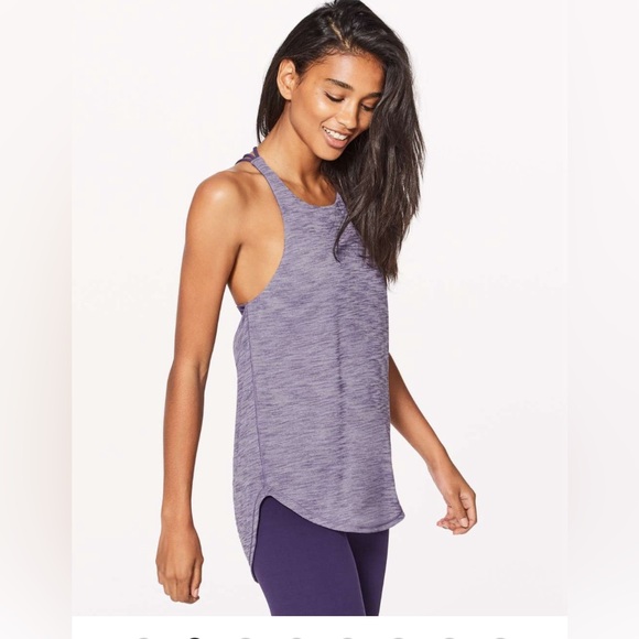 lululemon athletica Tops - Women’s Lululemon Raise The Barre Tank
Heathered Viola size 10
